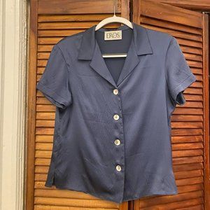 The Great Eros “Odessa” silk camp shirt - Medium